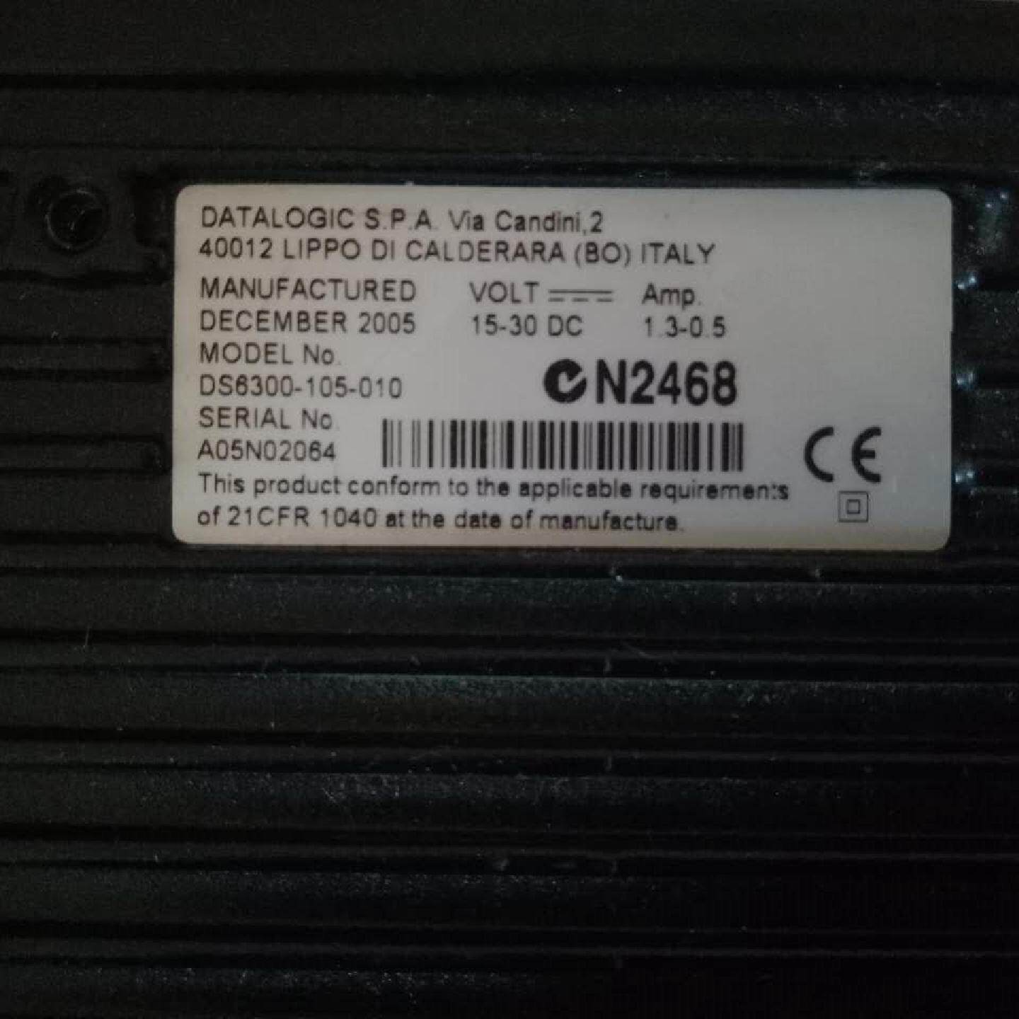 议价意大利 德利捷Datalogic   激光型固定式ID读码器DS6300-105-