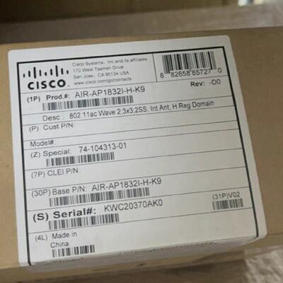【全新未封】思科Cisco AIR-AP1832I-H-K—议价