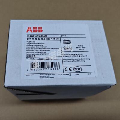 议价ABB 电涌保护器  OVR T1-T2 3L 12.5-440s P TS QS