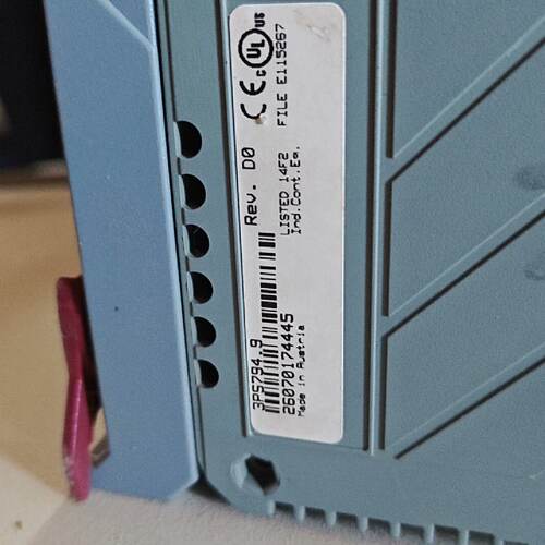 (议)PLC模块型号PS794DI486