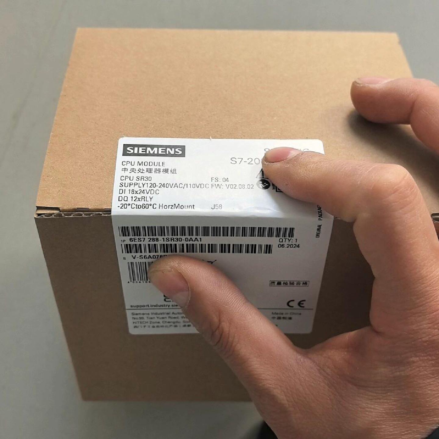 西门子模块6ES72881SR300AA1全新原装正品议价