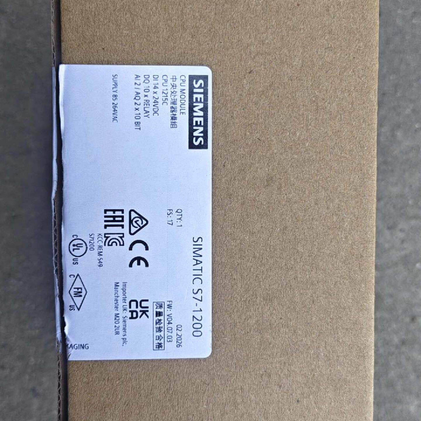 SIMATIC S7-1200 CPU模块—议价