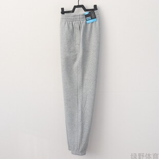 安踏男长裤秋冬款加绒加厚保暖透气束口小脚针织运动裤152348310
