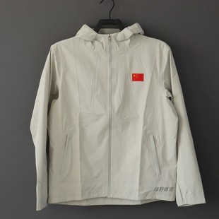 安踏男外套春秋款 连帽防风透湿运动上衣户外透气冲锋衣152430608