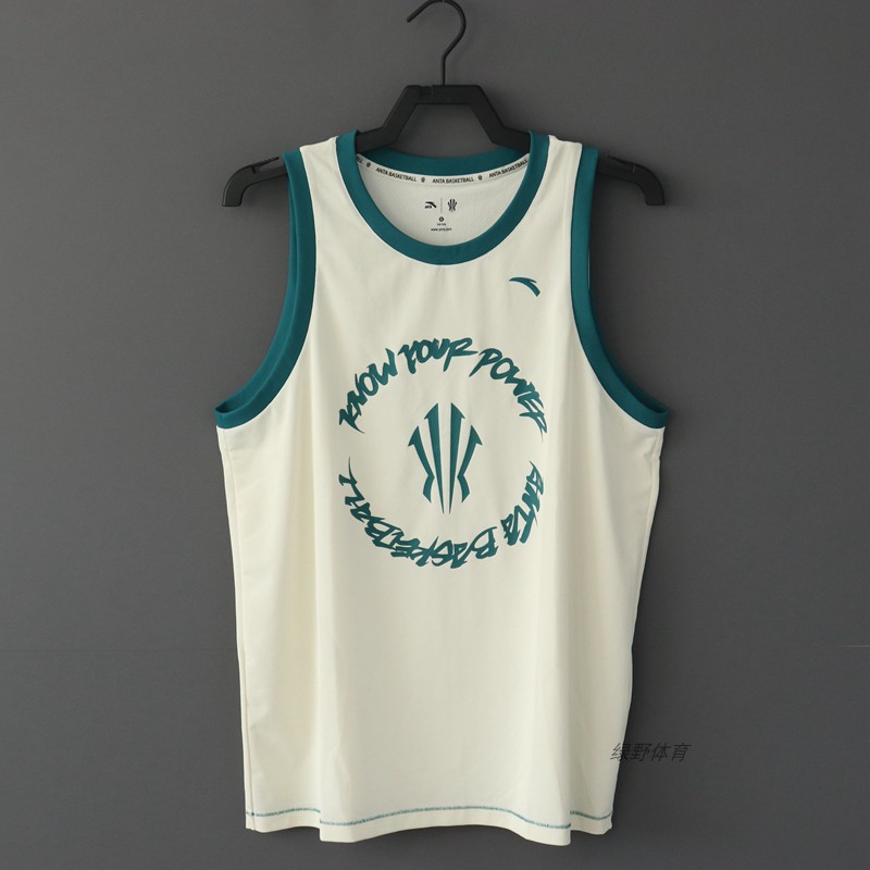 安踏男篮球背心透气无袖坎肩篮球服针织衫运动上衣172521101