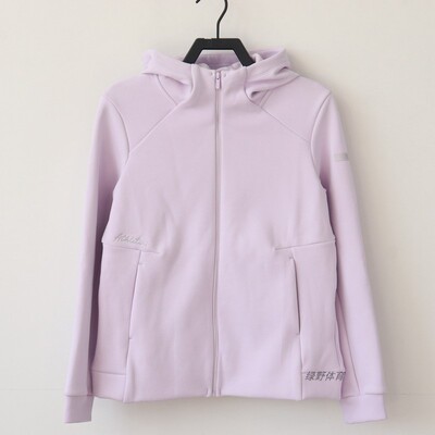 安踏女外套开衫秋冬加绒保暖舒适连帽综训针织运动上衣162447717N