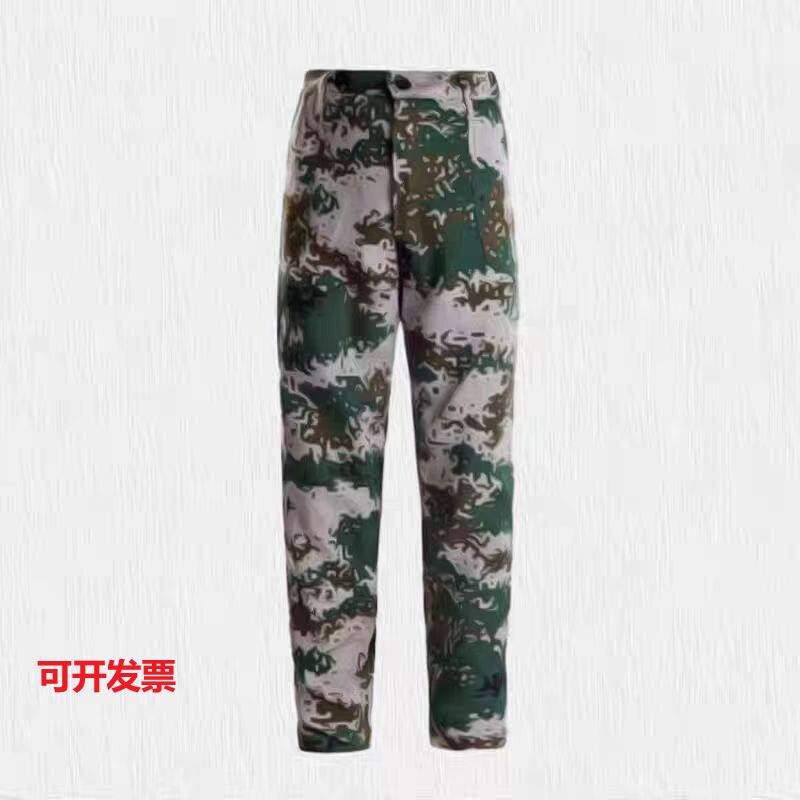 迷彩耐磨劳保工装军训裤图片