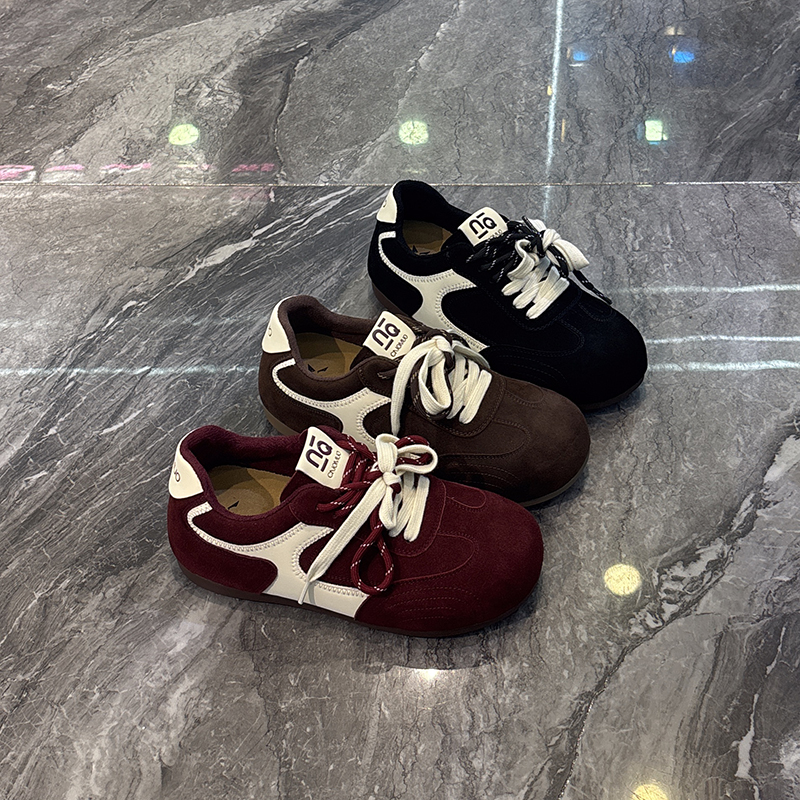 拼色爆款德训鞋超轻软底德训鞋潮