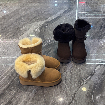 加厚冬季穿搭套筒百搭东北大棉鞋