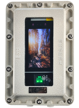 478人脸识别门禁机化工厂加油站门禁气体粉尘防爆Extb IIIB T80℃