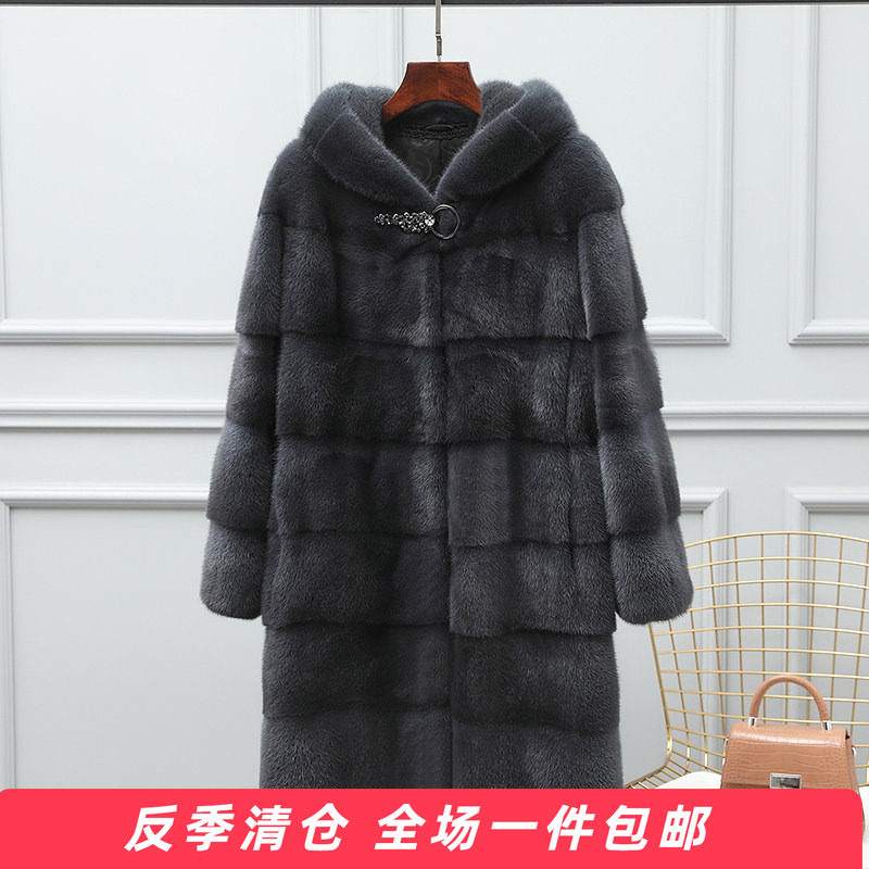 中长款皮草外套冬季整貂