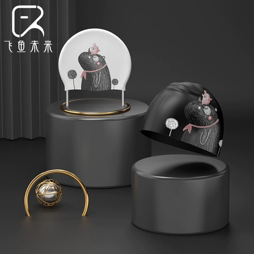 飞鱼未来 Водонепроницаемая милая японская плавательная шапочка для детей и взрослых для плавания