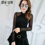 Базовое приятное телу небольшое термобелье, 2019, осеннее, в западном стиле, свободный крой