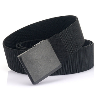 奔未青年腰带非金属防过敏松紧帆布皮带简约休闲尼龙弹力百搭裤带