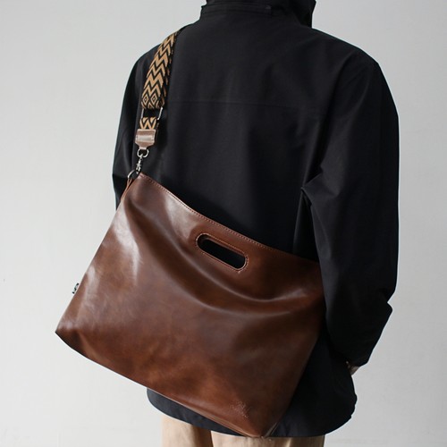 threebox斜挎包软皮大容量托特包