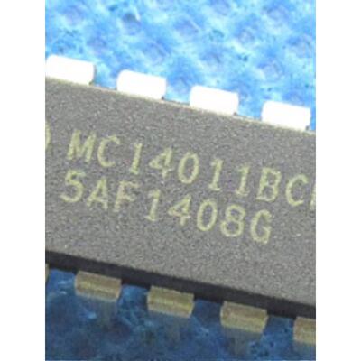 直插逻辑芯片 MC14011BCP CD4011BE DIP14 原装 MC14011BCPG