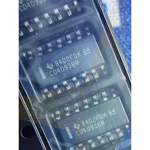 原装正品CD4093BM96 SOIC-14 CMOS四路2输入与非施密特触发器芯片