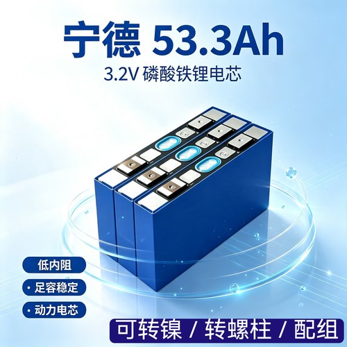 宁德53.3Ah/3.2V三轮车动力电芯