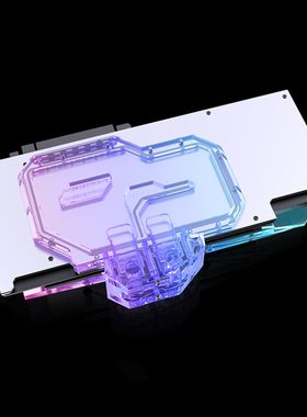 Bykski 正背板水冷头微星3090/3080Ti魔龙超龙TRIO显存核心散热器