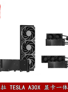 Bykski 显卡一体式水冷散热器 特斯拉NVIDIA TESLA A30X24G全金属