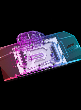 Bykski 显卡水冷头 盈通Yeston RX6700XT六道兵甲 樱瞳纪念散热器