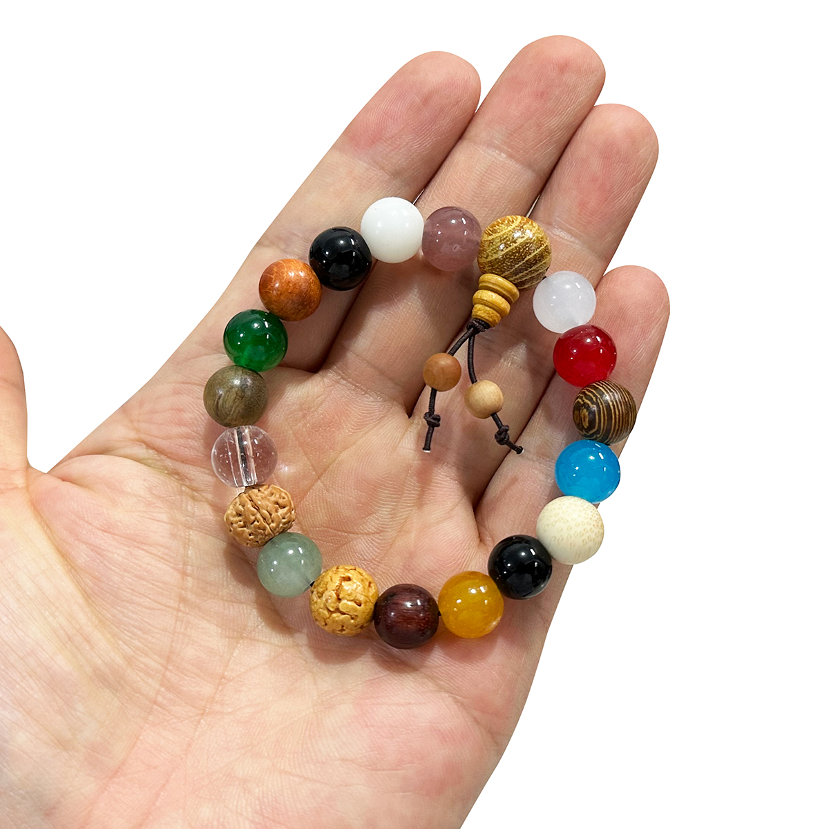 佛具用品禅修饰品十八籽手串多宝菩提子18灵同款男女文玩佛珠手链