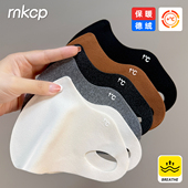 简约秋冬季 2025新款 高颜值时尚 德绒保暖防风防寒口罩轻薄亲肤透气