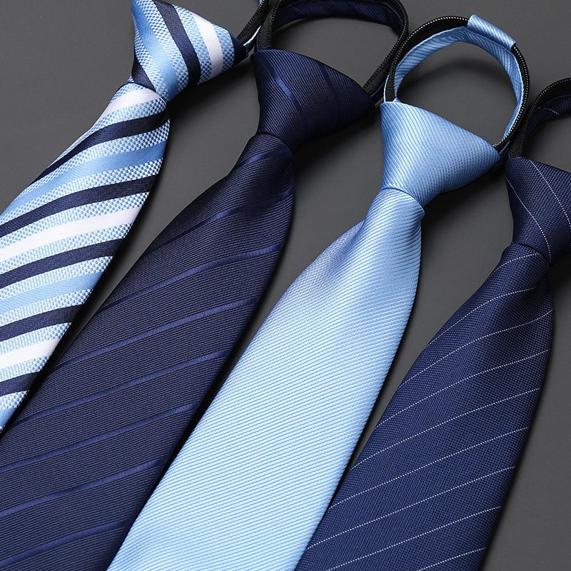 拉链式懒人蓝色免打结婚新郎正装男女商务职业面试窄条纹格子领带,服饰配件/皮带/帽子/围巾,领带,淘宝优惠券,粉丝福利购,淘宝优惠卷