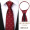 8cm Rich and Noble Red and White Dot Zipper with Free Tie Clip