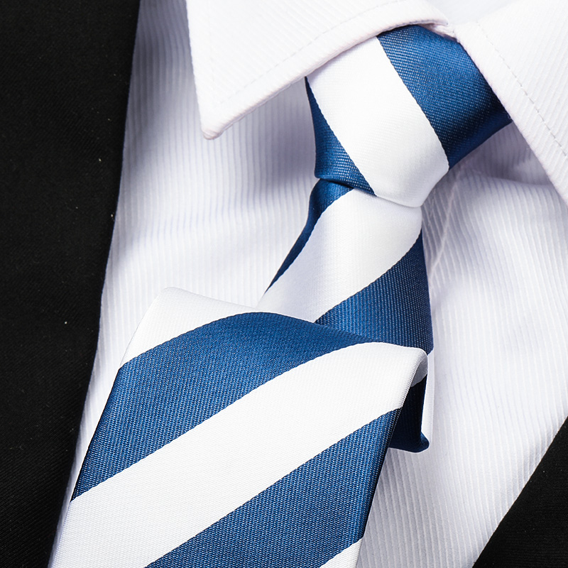 带带帅色织涤丝商务条纹领带包邮