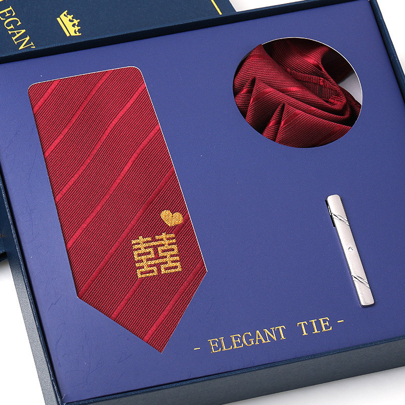 三件套礼盒领带酒红男结婚婚礼新郎领带夹方巾高档情人节生日礼物,服饰配件/皮带/帽子/围巾,领带,淘宝优惠券,粉丝福利购,淘宝优惠卷