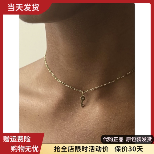 bm项链Choker小钥匙精致小坠
