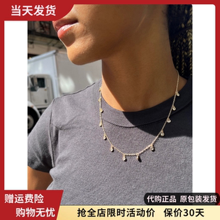 bm項鏈新款 Melville 女百搭Brandy 女水晶吊墜飾品ins風百搭夏新款