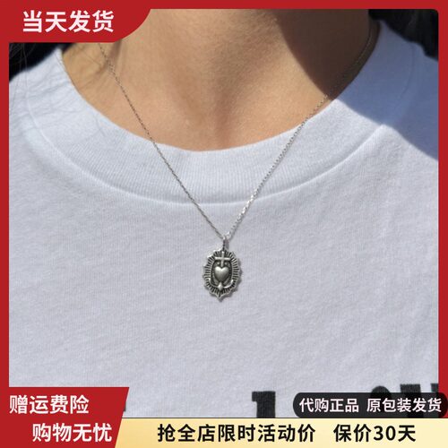 bm项链十字架爱心复古锁骨链女2025夏新款国内代购brandymelville