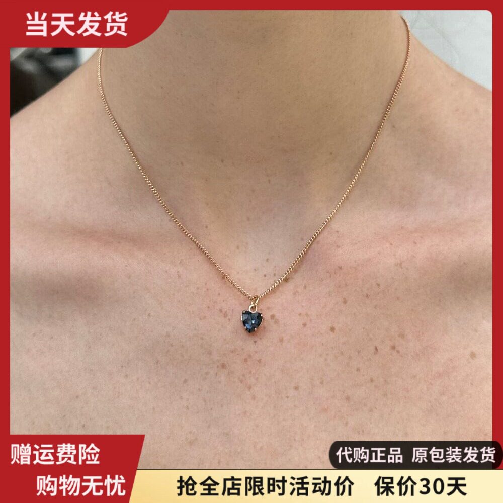 bm项链小爱心锁骨链短款choker精致细链女国内代购brandymelville