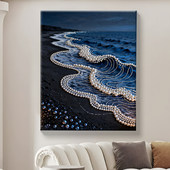 海浪珍珠画diy材料手工粘贴团建亲子2026新款 饰画 创意高级居家装