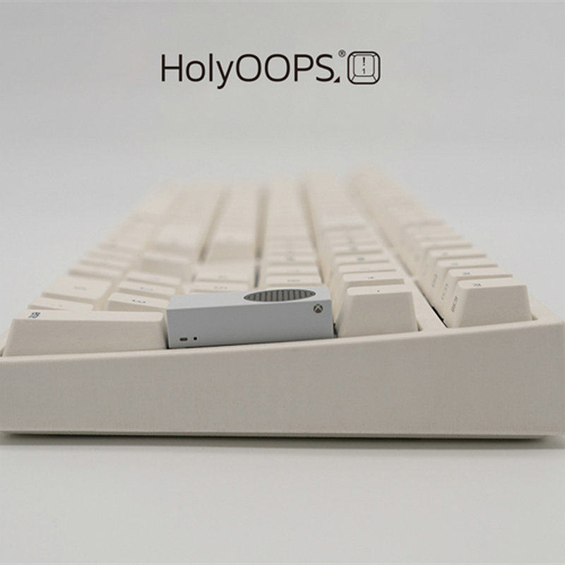 HolyOOPS Xbox S FC红白机手柄1U 2U个性金属键帽铝合金机械键盘