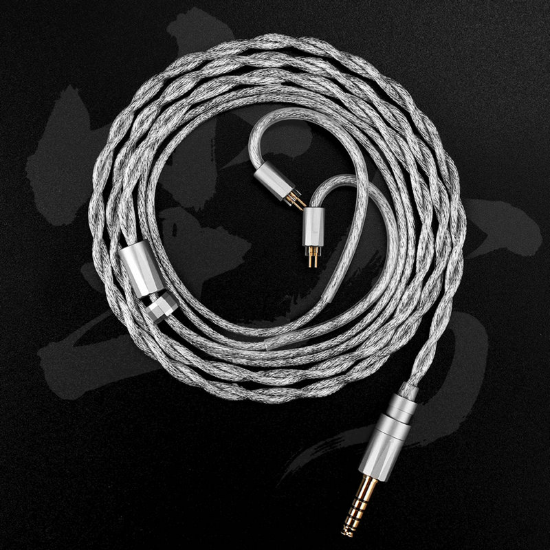 逆转未来TWISTURA尘兮石墨烯银混铜合金耳机线平衡4.4可换头2Pin