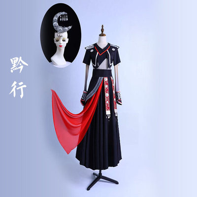 出租黔行演出服装苗族盛装旅拍走秀艺考少数民族服演出服装租赁