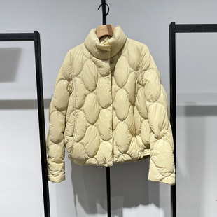 艾诺丝雅诗专柜正品2025冬装新款时尚羽绒服女短款外套31020074