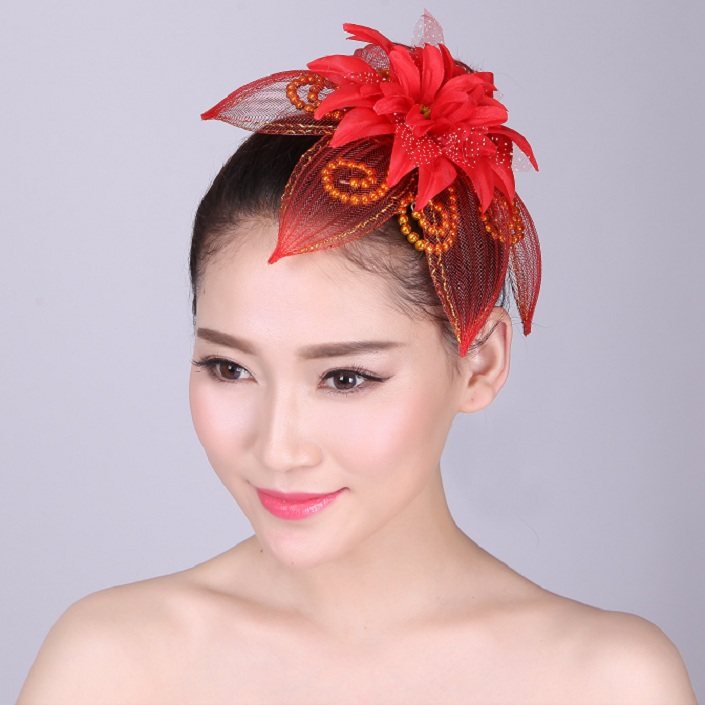 两朵梅花  民族舞蹈头饰秧歌现代舞台演出服头花广场古典舞蹈头饰,运动/瑜伽/健身/球迷用品,更多舞蹈配饰,淘宝优惠券,粉丝福利购,淘宝优惠卷