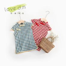 女童宝宝旗袍H1周岁礼服夏季公主裙2小女孩中国风婴儿童汉服夏装3