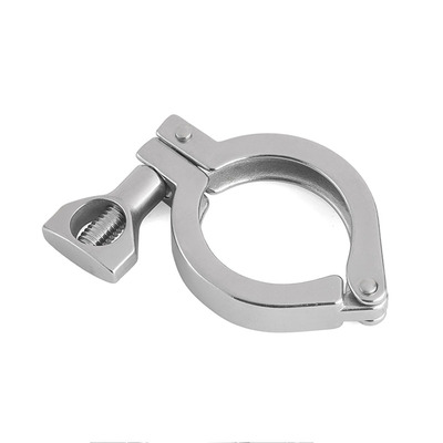 304不锈钢快装卡箍卫生级抱箍精铸卡扣管夹快速卡箍卡盘