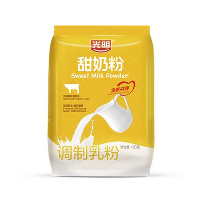 光明甜奶粉400g袋装（2025年3月产）老人成人学生
