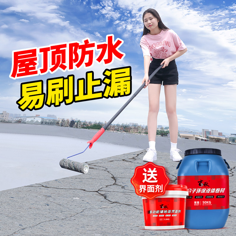 防水补漏材料屋顶聚氨酯堵漏王彩色钢瓦外墙裂缝防水涂料丙烯酸止