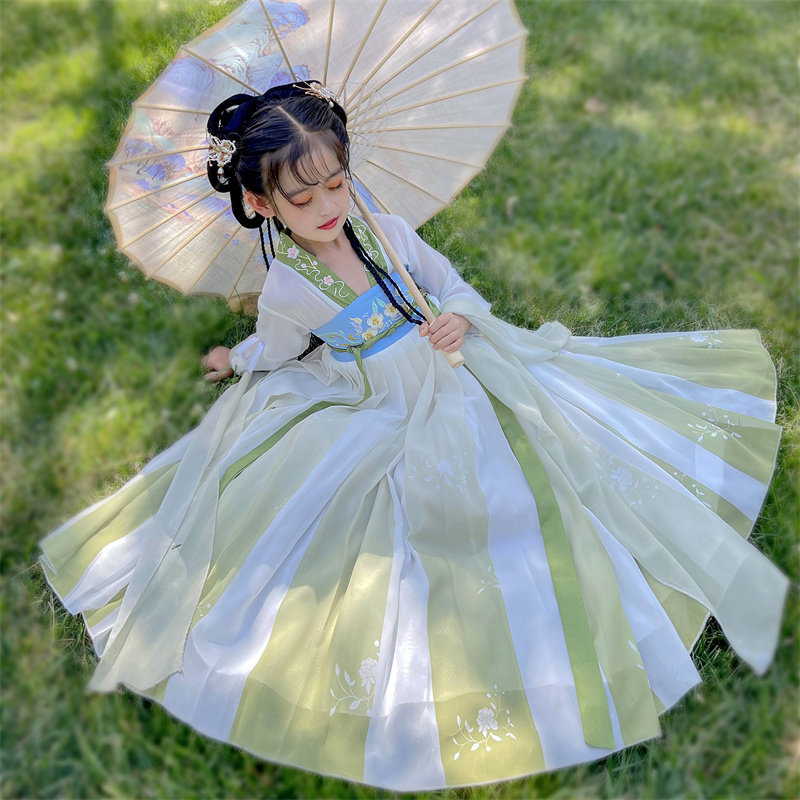 汉服女童儿童中国风连衣裙