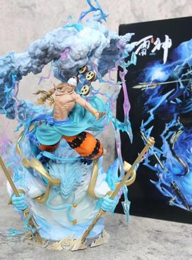ls雷神艾尼路海贼王手办雕像模型路飞gk摆件