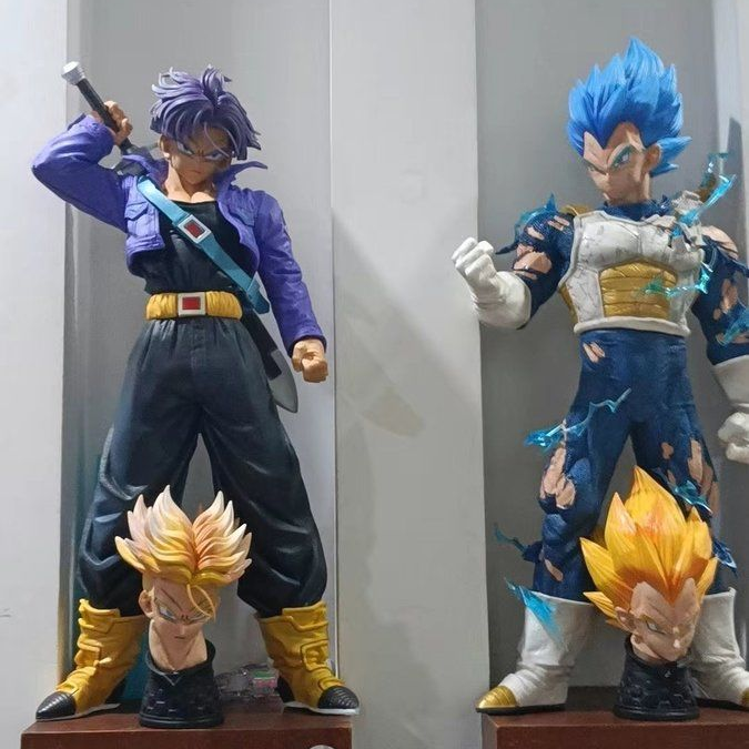 促销 GK 超级赛亚人 四头雕贝吉塔  超大手办动漫雕像模型摆件