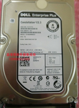 DELL SCV300 SCV2000 SCV2080 SCV3000 4T 7.2K 3.5 SAS 储存硬盘