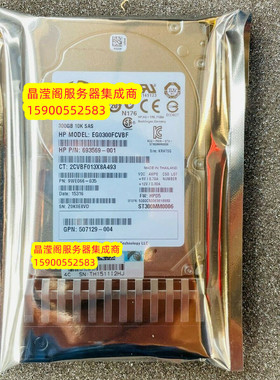 HP 507127-B21 507284-001 300G 10K 2.5寸 SAS G5 G6 G7 硬盘